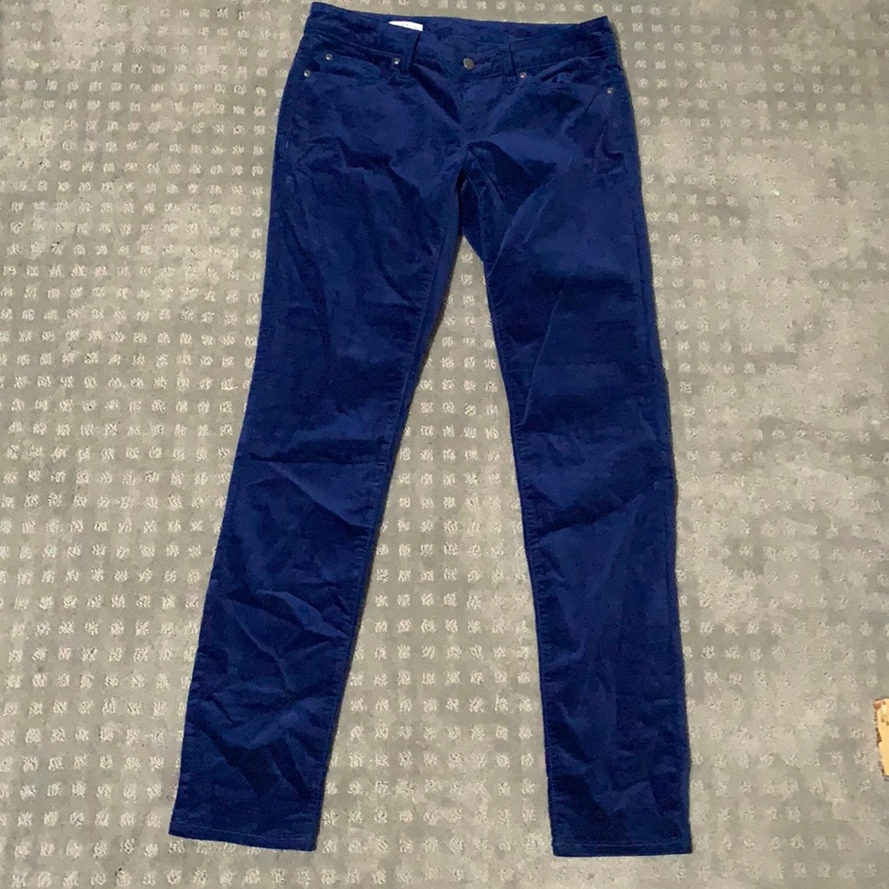 Gap Blue Velvet pants